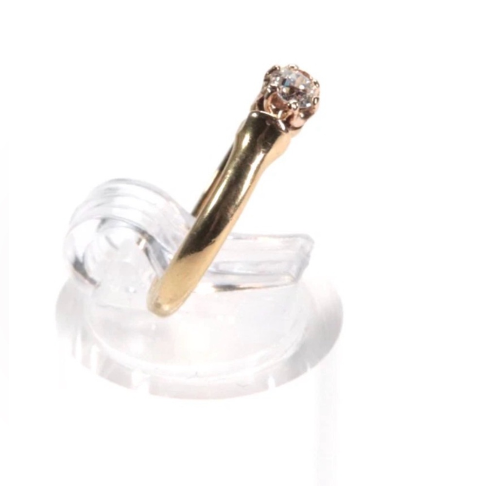 Antique Tiffany & Co. 18K Yellow Gold Diamond Engagement Ring - Picture 6 of 6